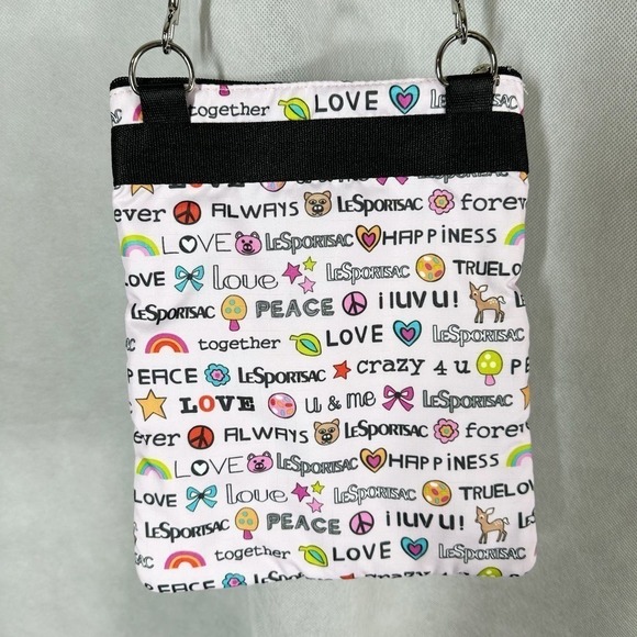 LeSportsac 3 Zippered Pocket Nylon Travel Crossbody Bag - Picture 4 of 7